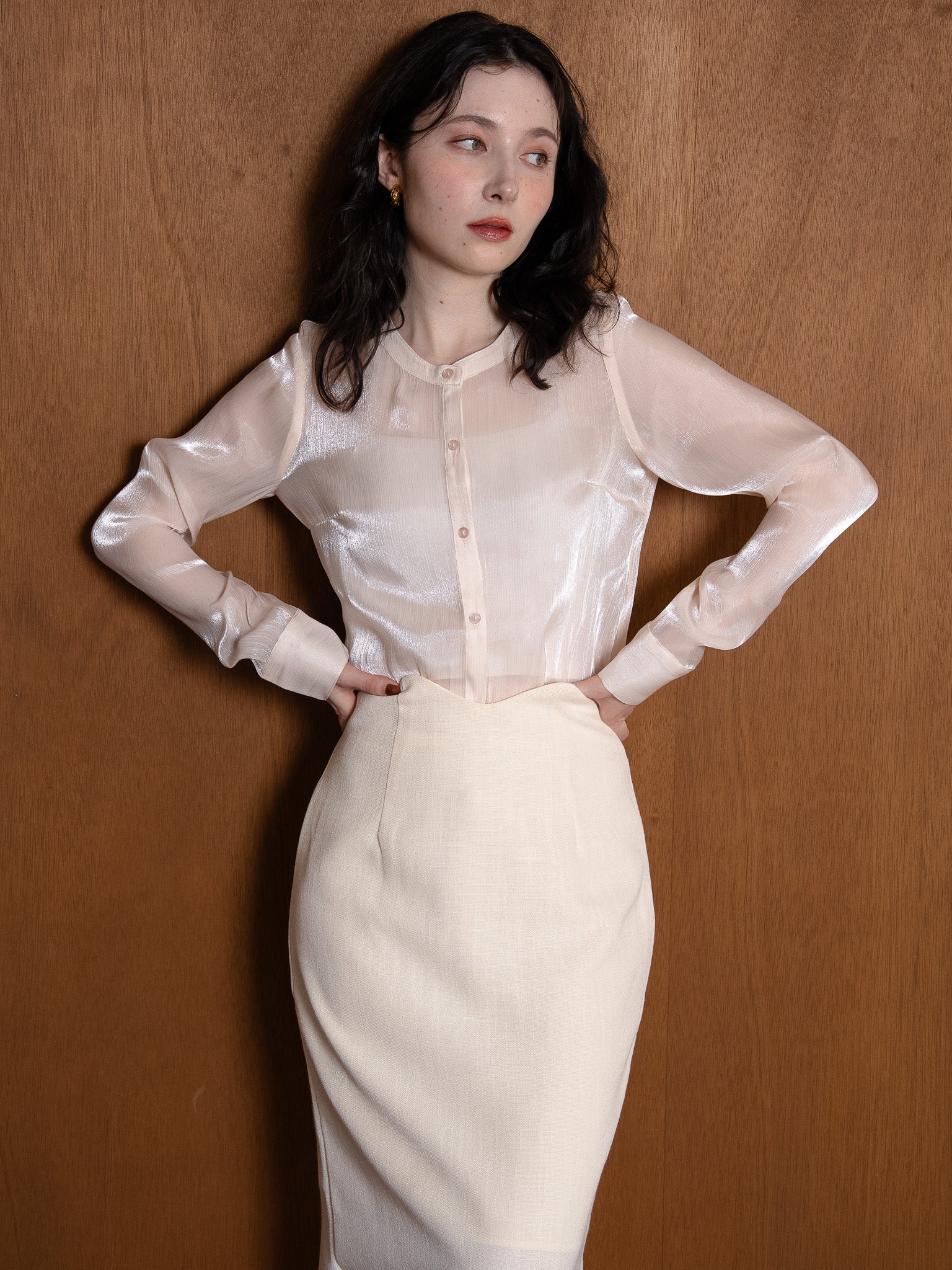 wave glow blouse