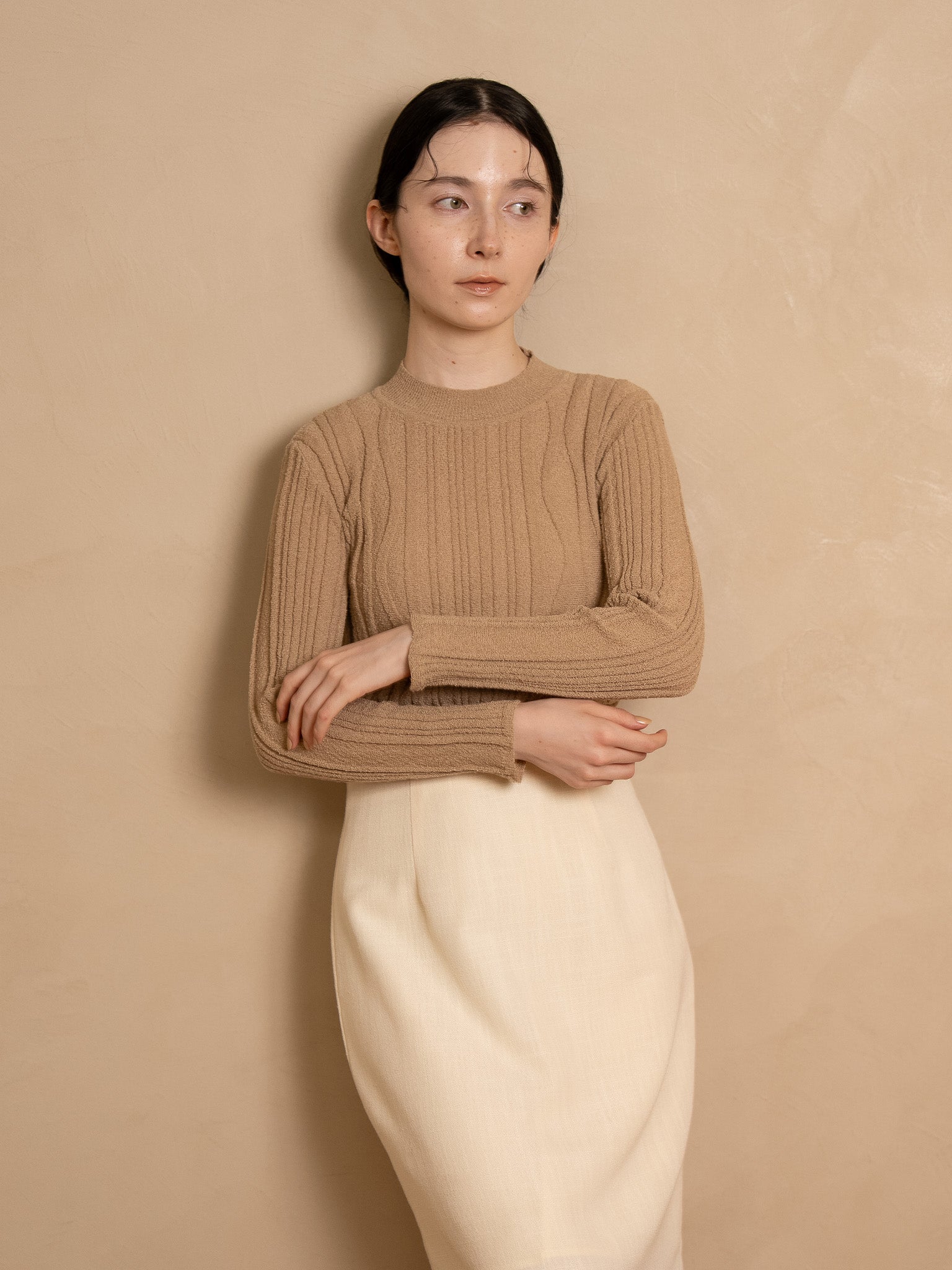 nuance knit high neck