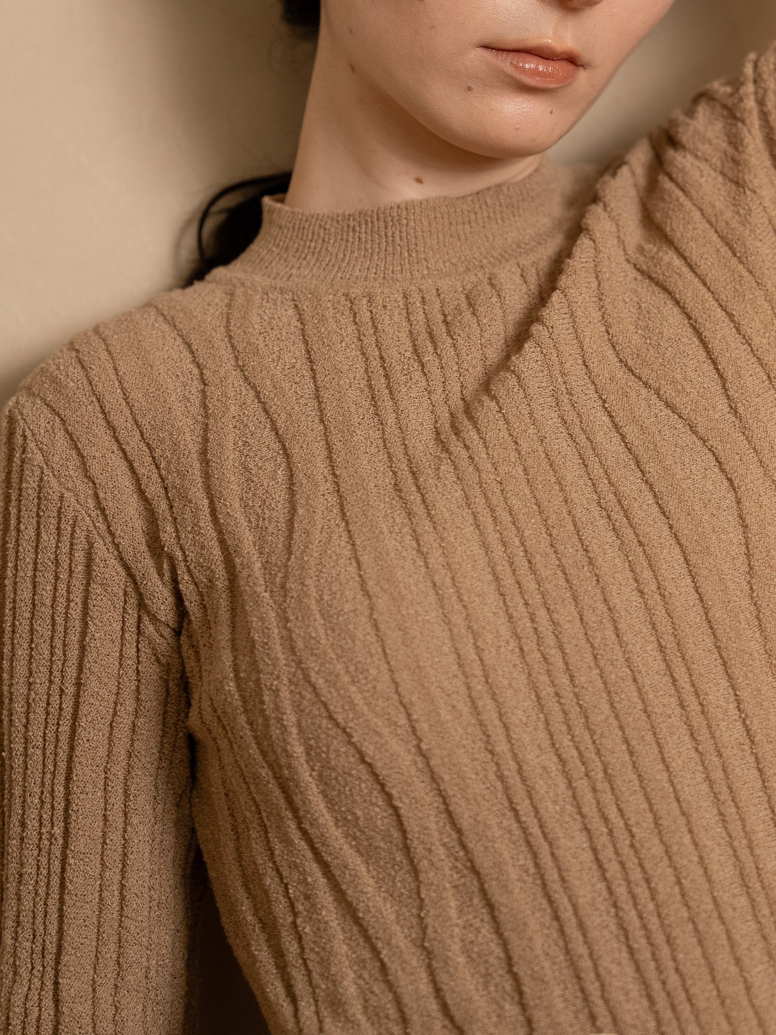 nuance knit high neck