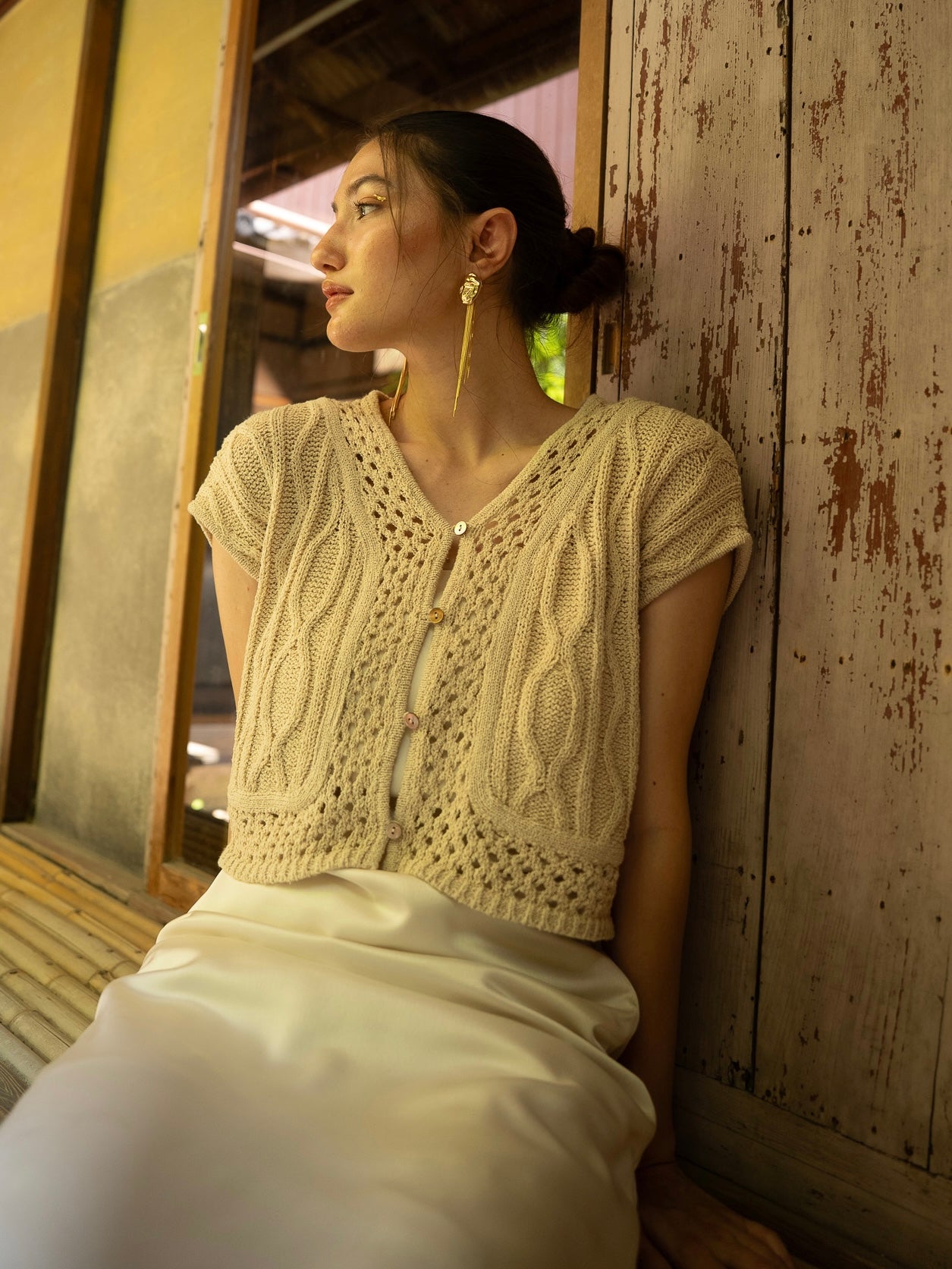 Rattan Knit Cardigan
