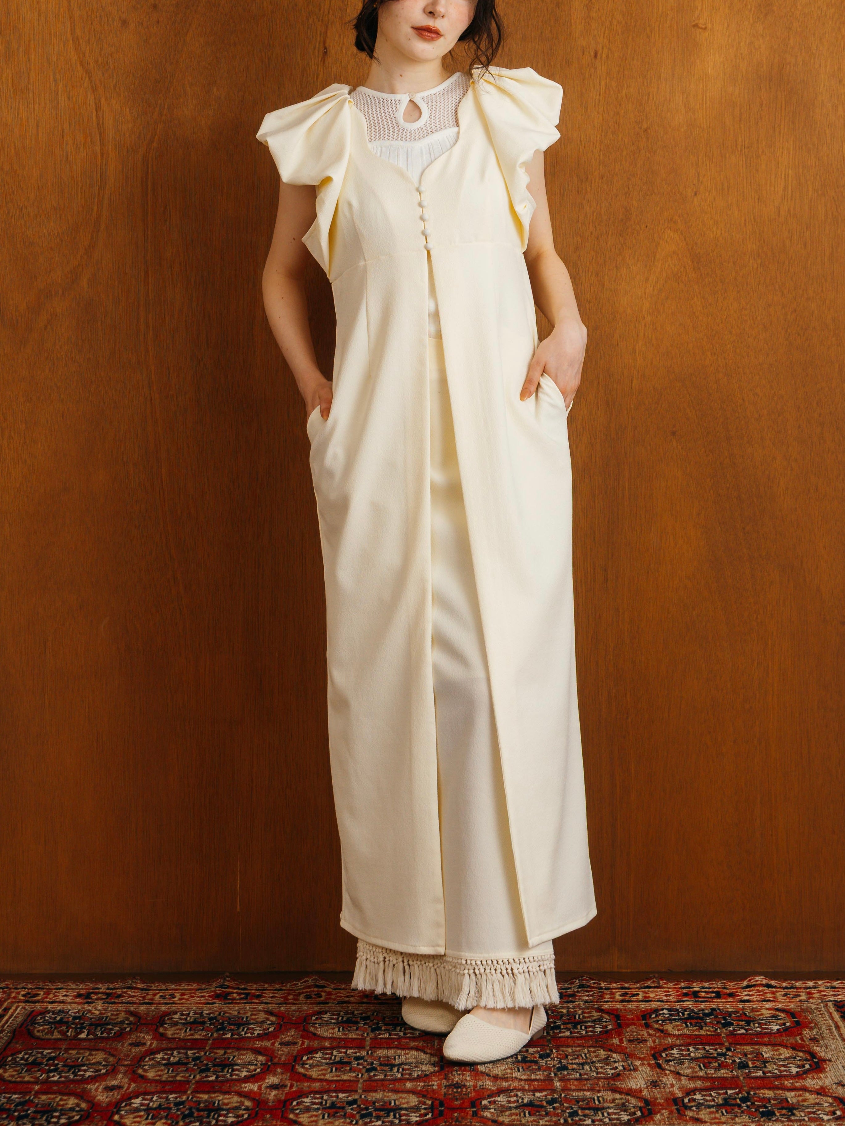 Petal Sleeve Gilet