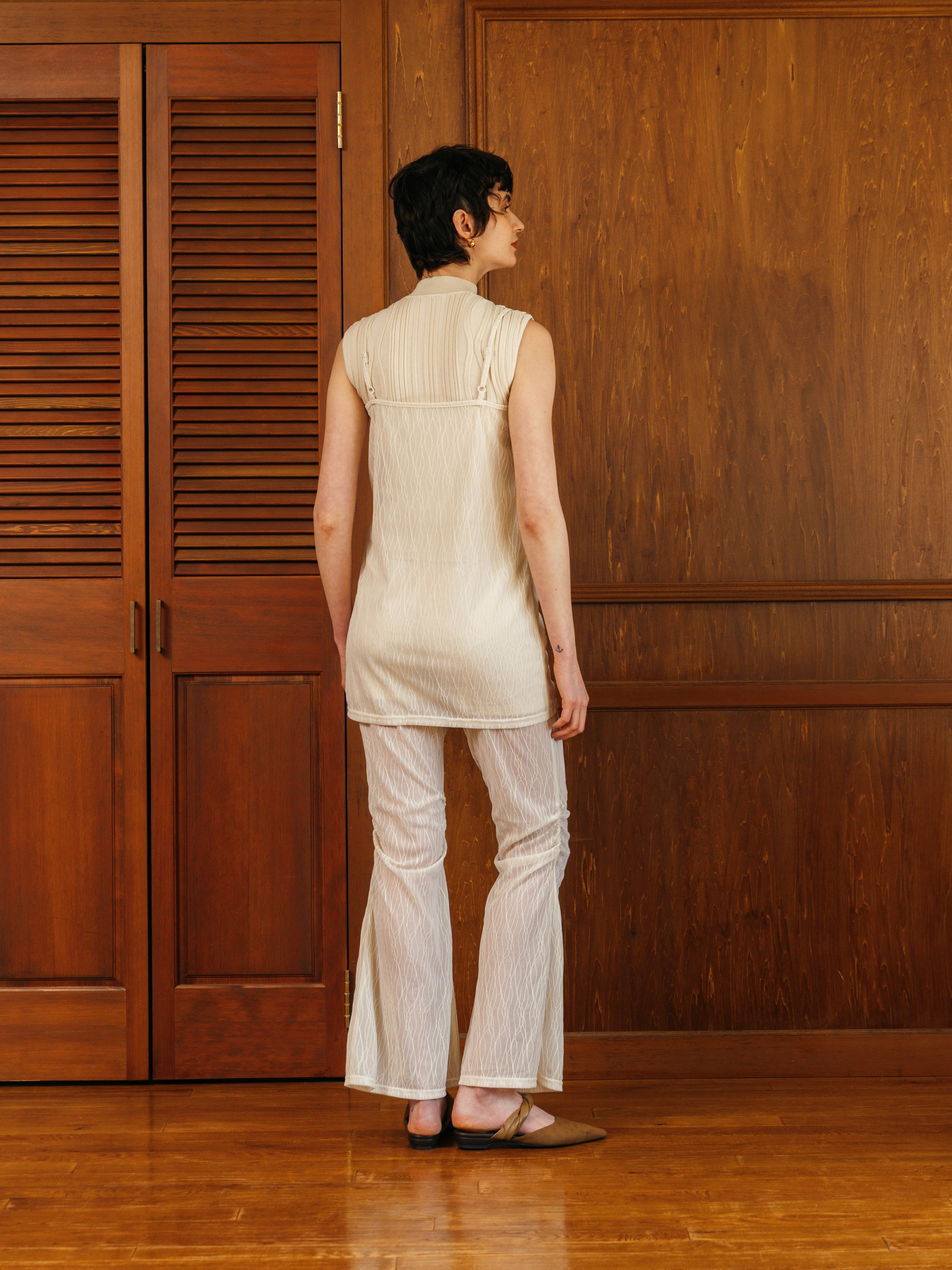 Drape Sheer Cami & Pants Set