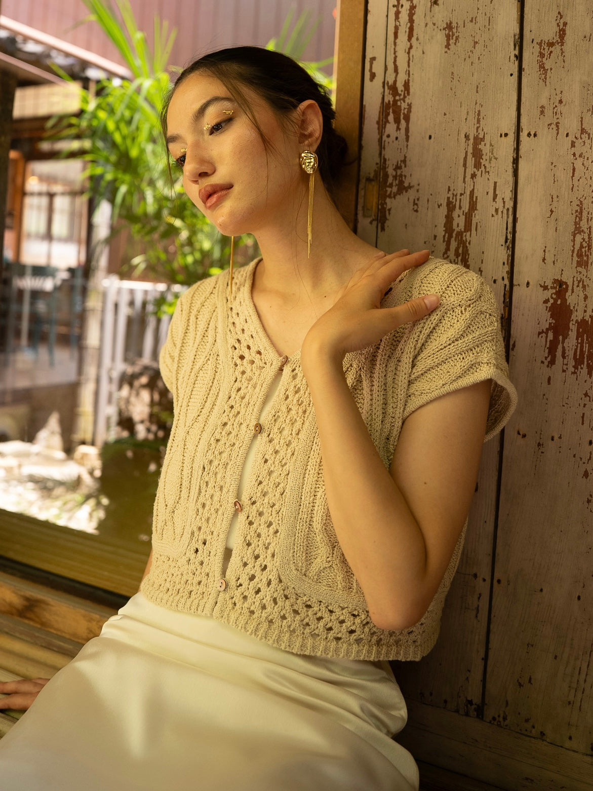 Rattan Knit Cardigan