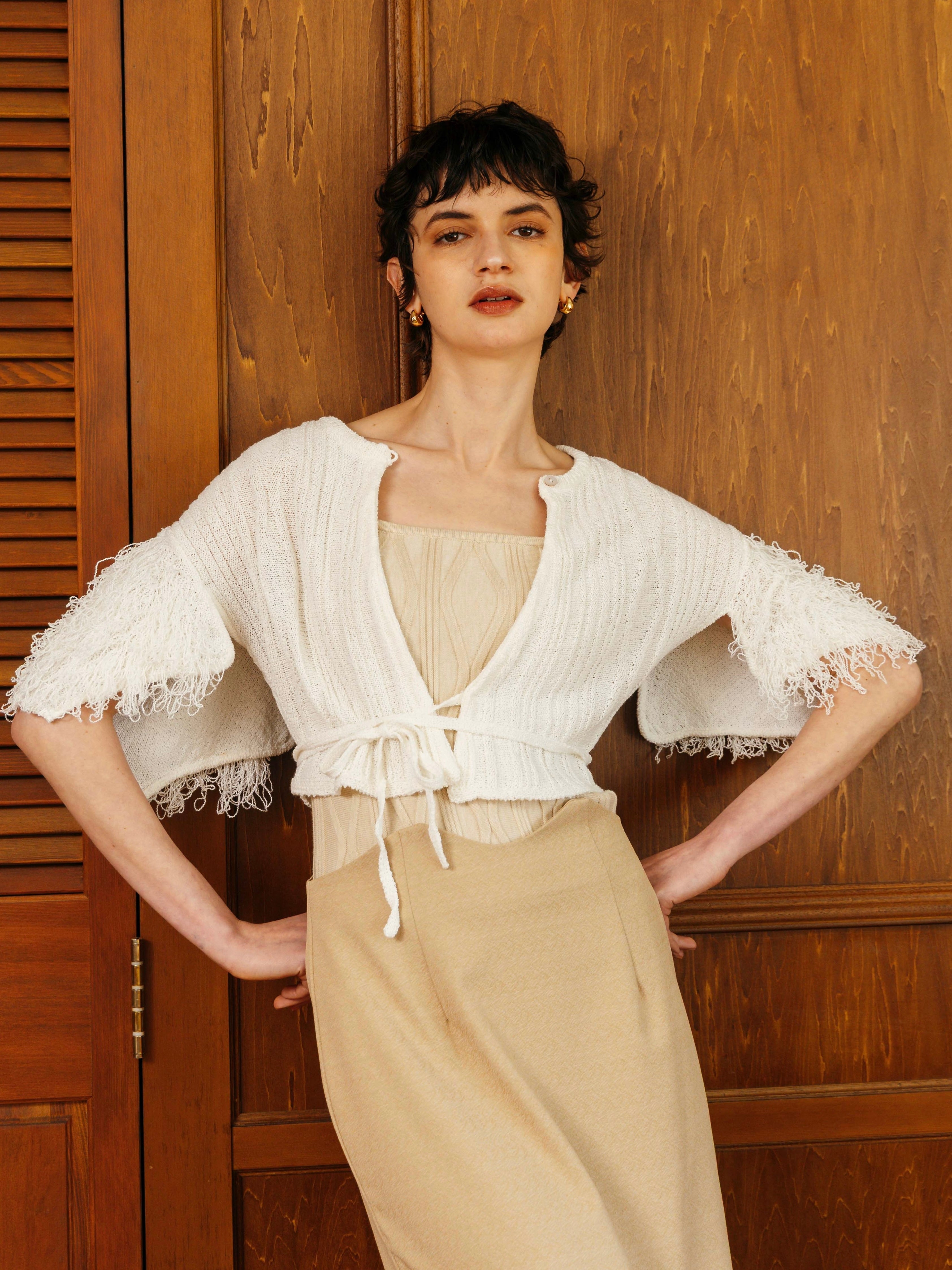 2-Way Wrap Knit Cardigan