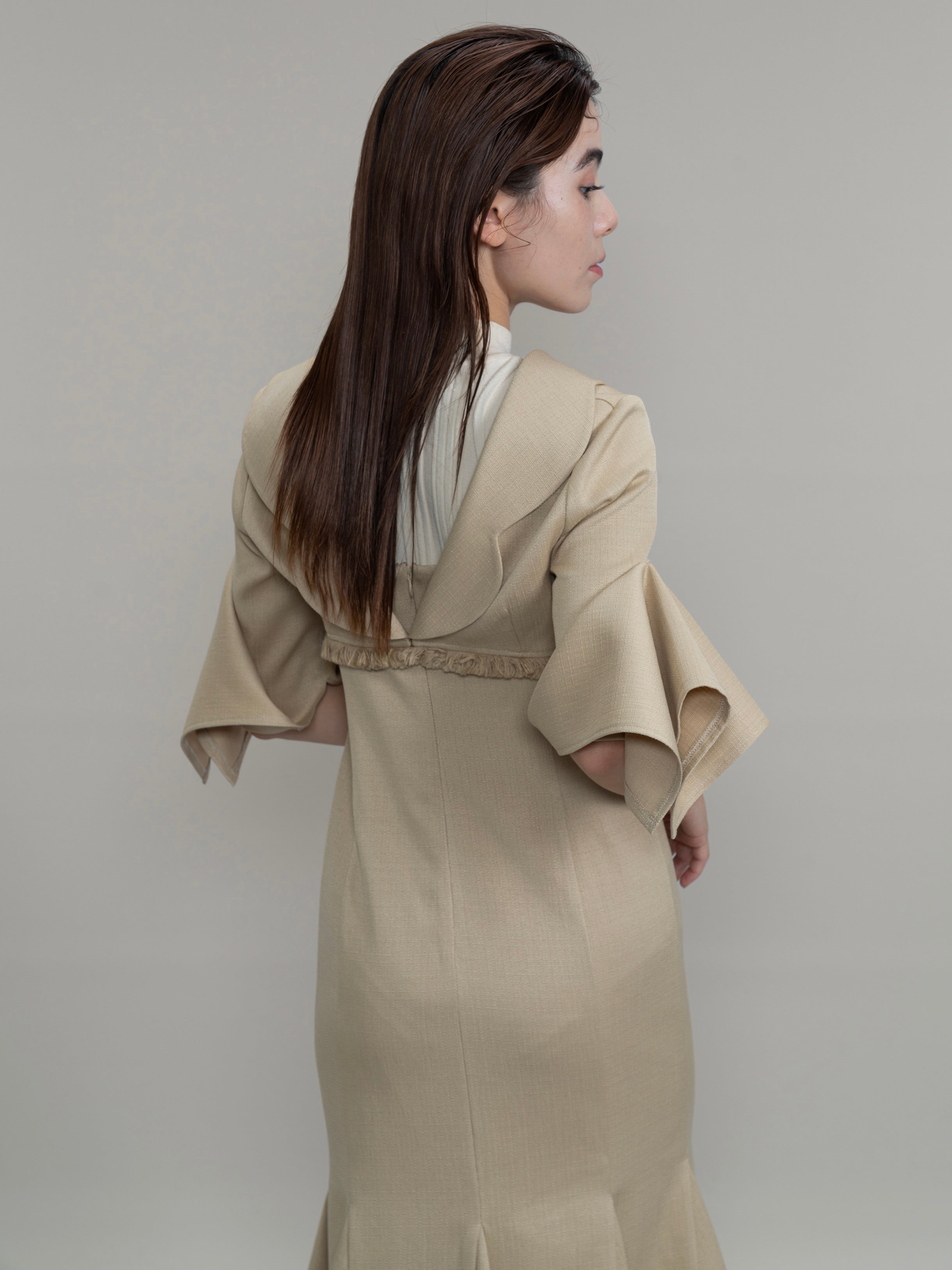 jacket  set up one-piece / beige