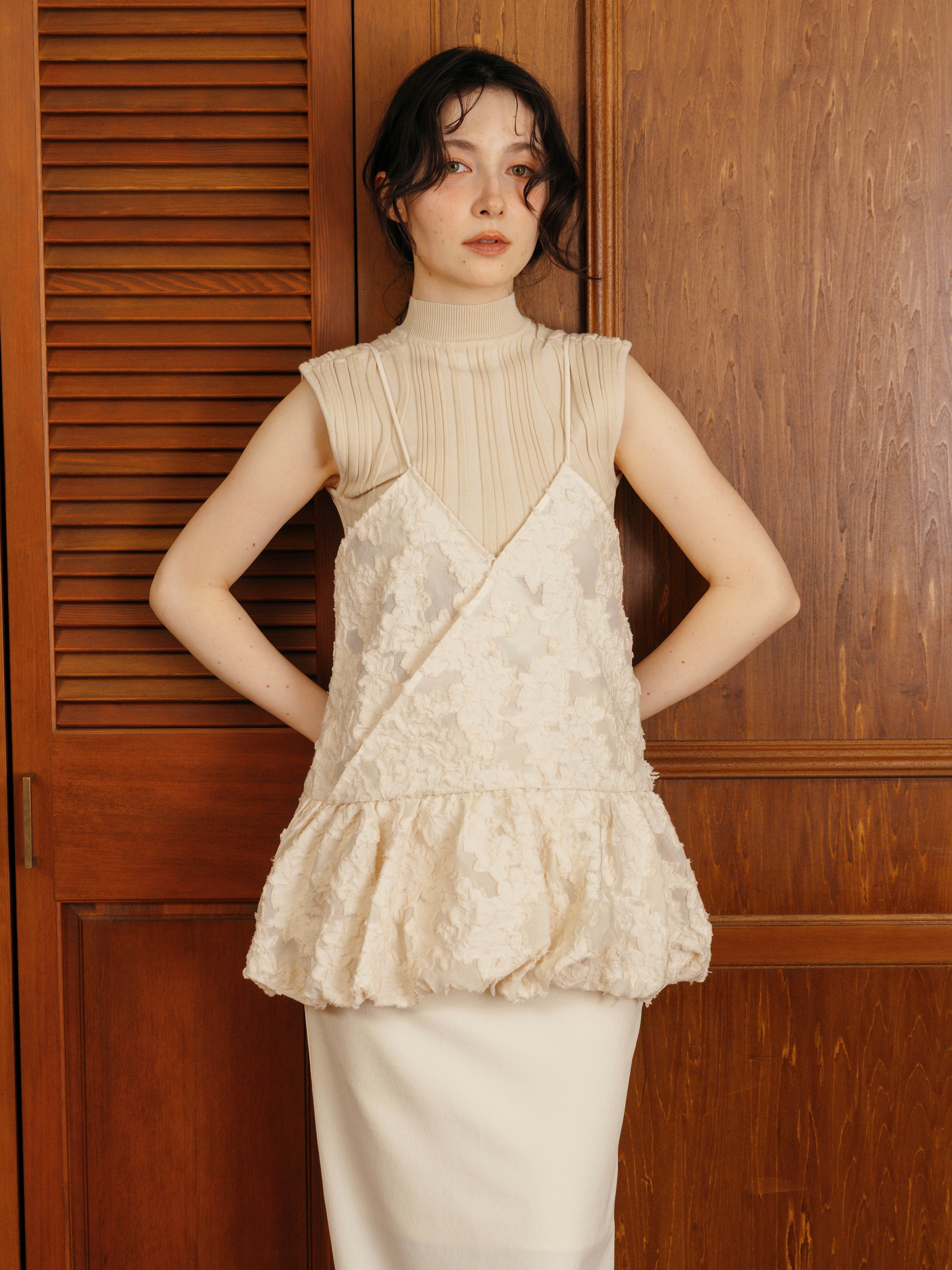 Flower Balloon Cami Top