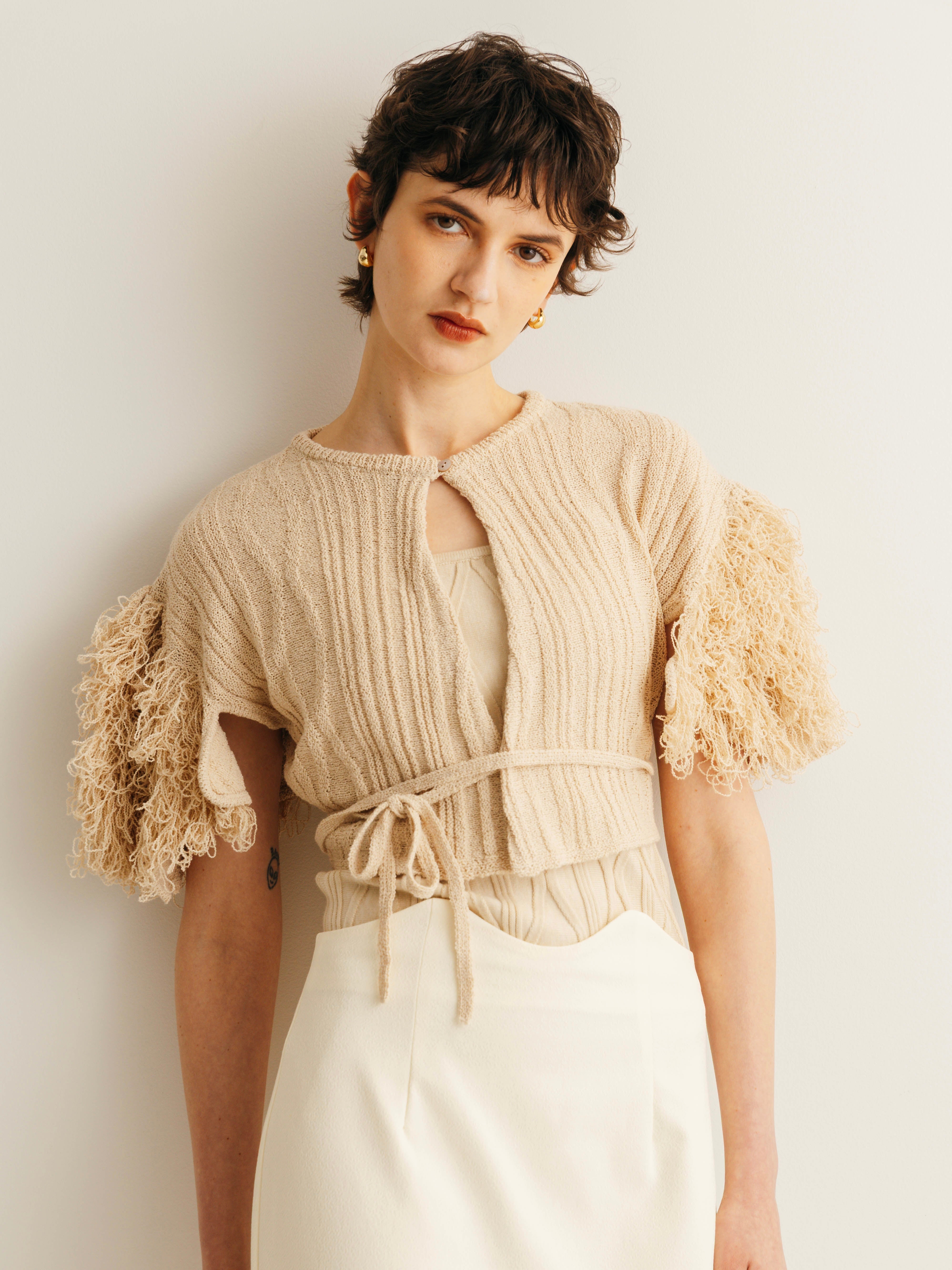 2-Way Wrap Knit Cardigan