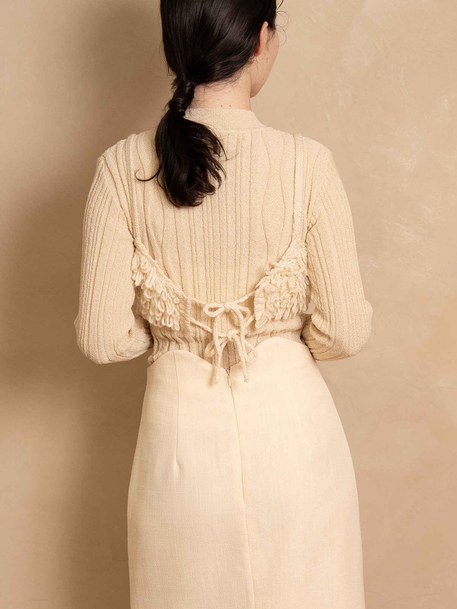loop knit bustier | euw