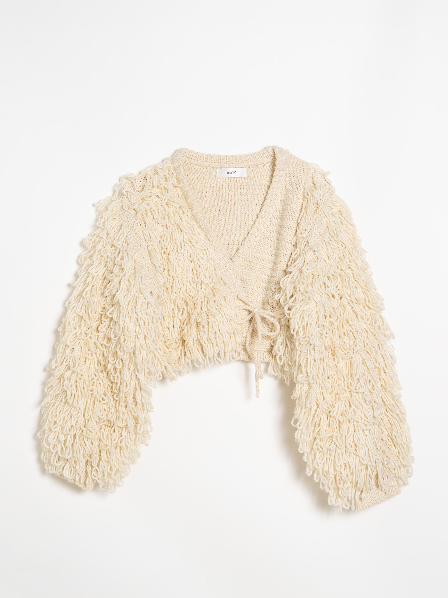 euw loop knit cardigan カーディガン ブラウン euw loop knit cardigan brown ニットカーディガン