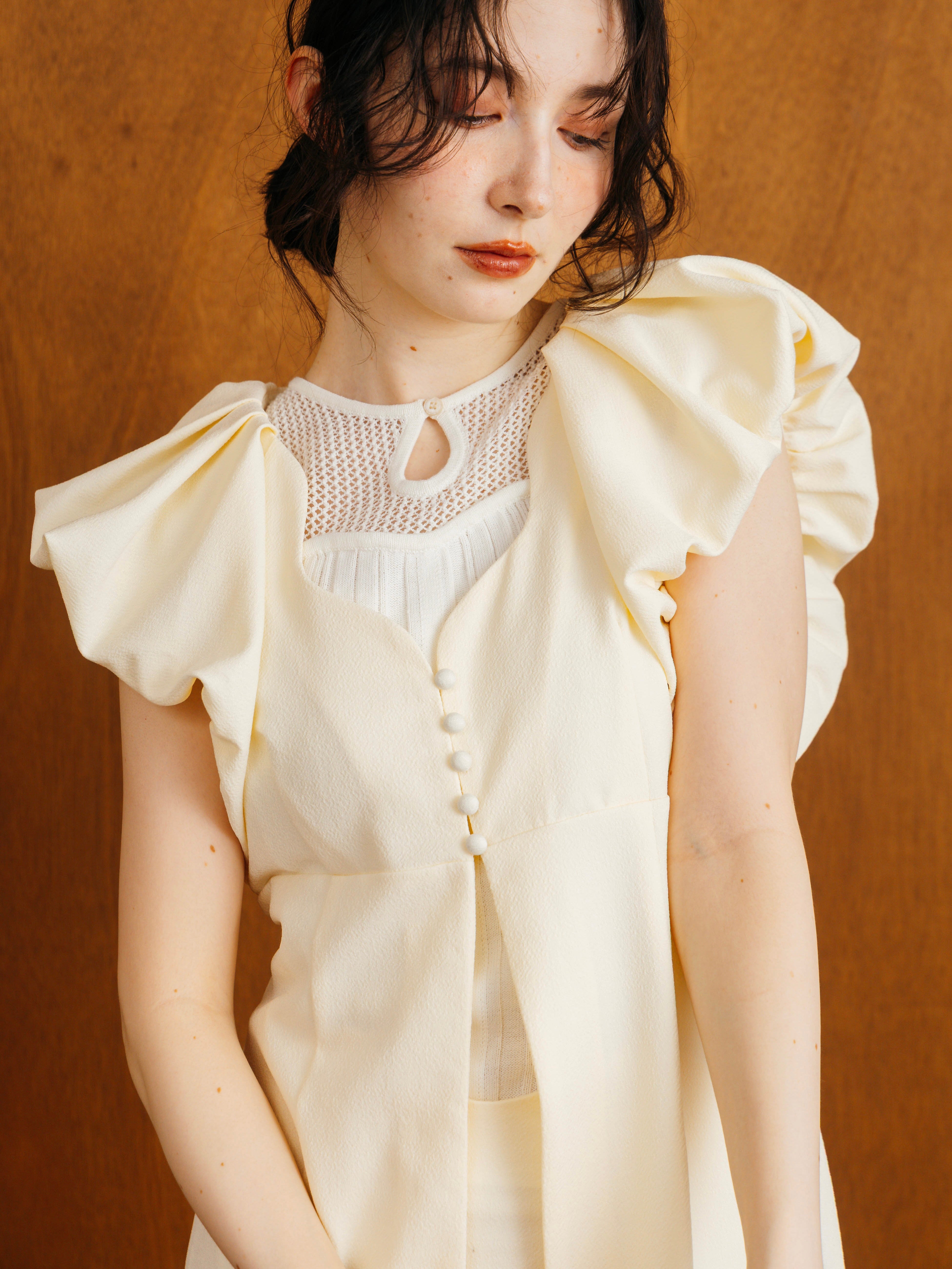 Petal Sleeve Gilet