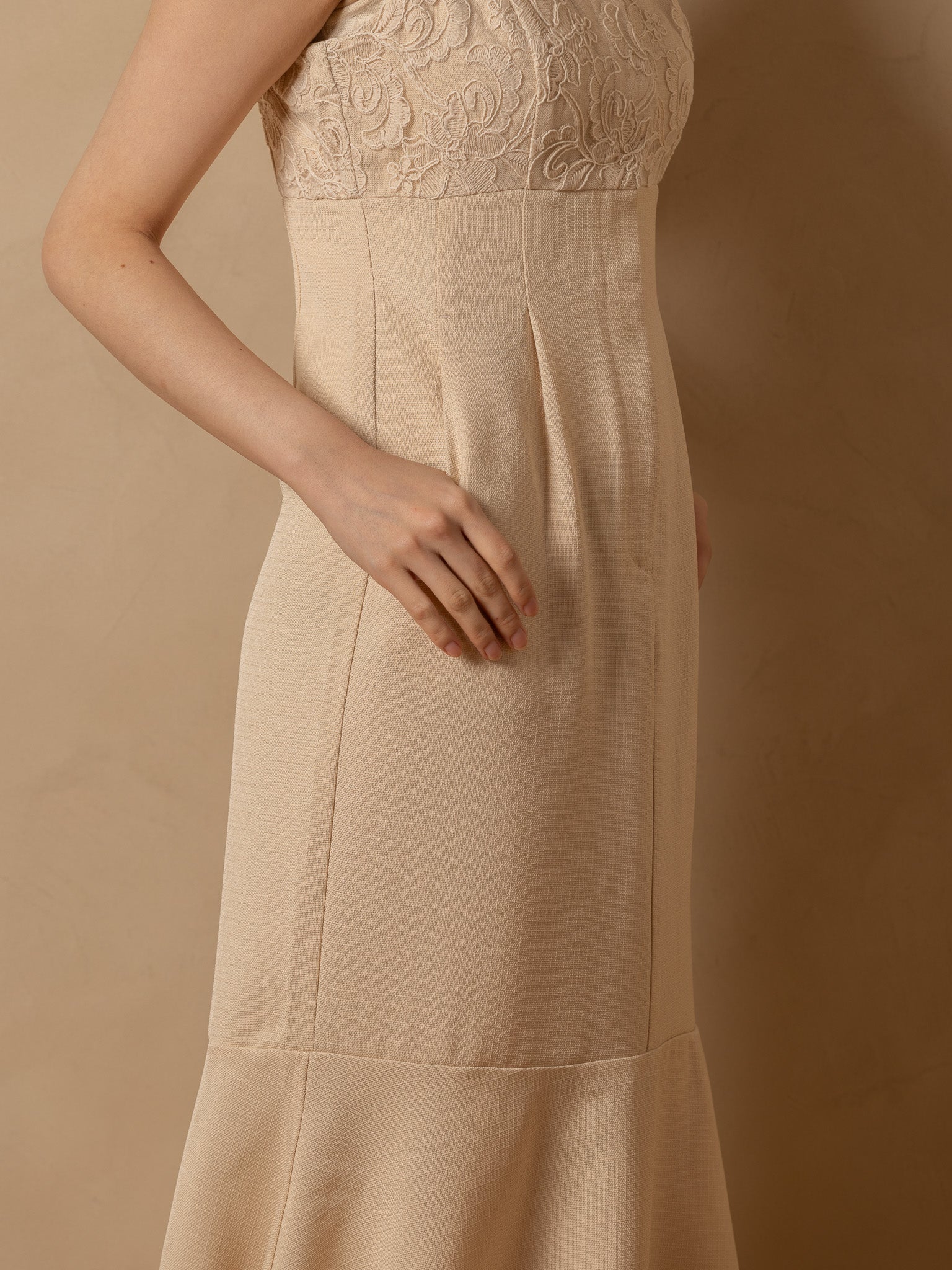 flower lace cami one-piece