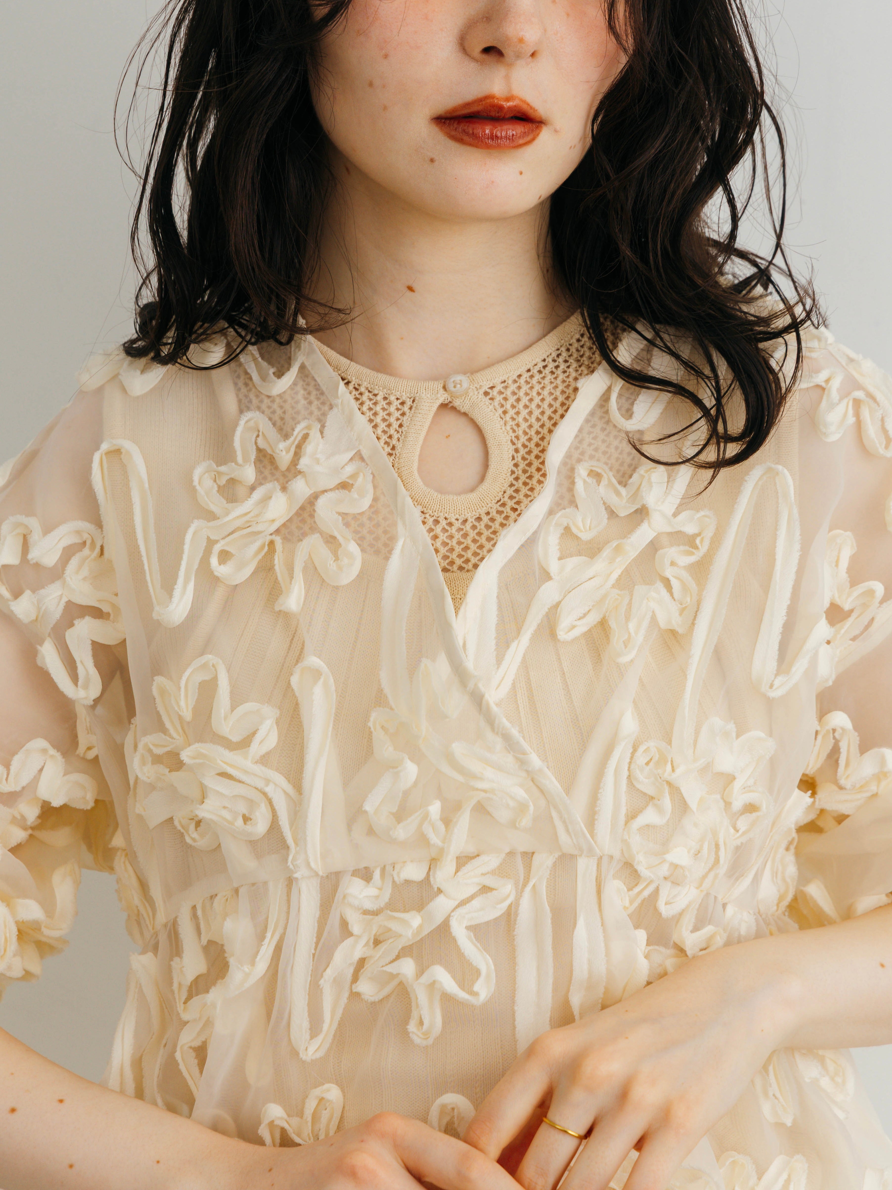 Flower Sheer Blouse | euw