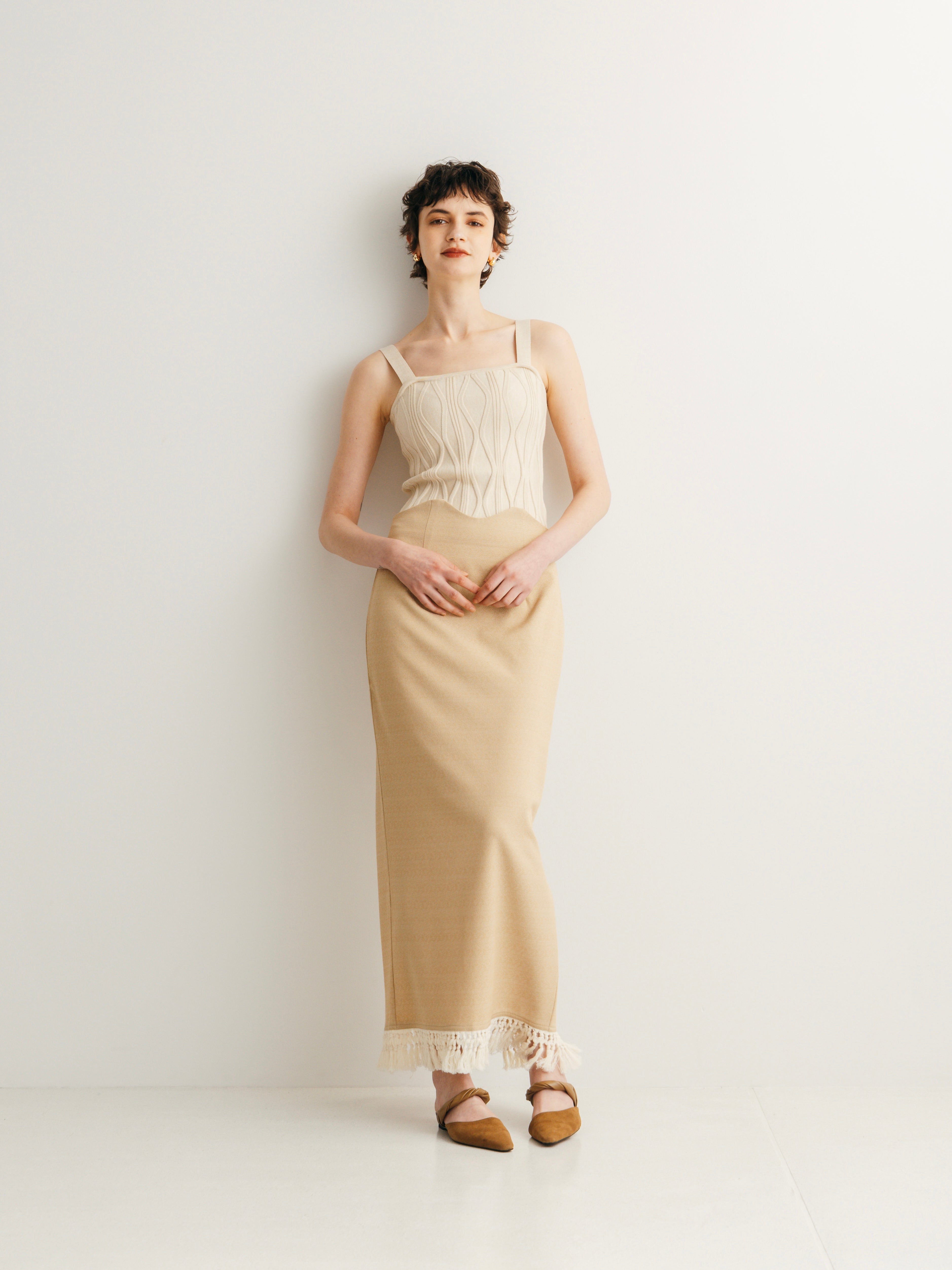 Fringe High Waist Skirt