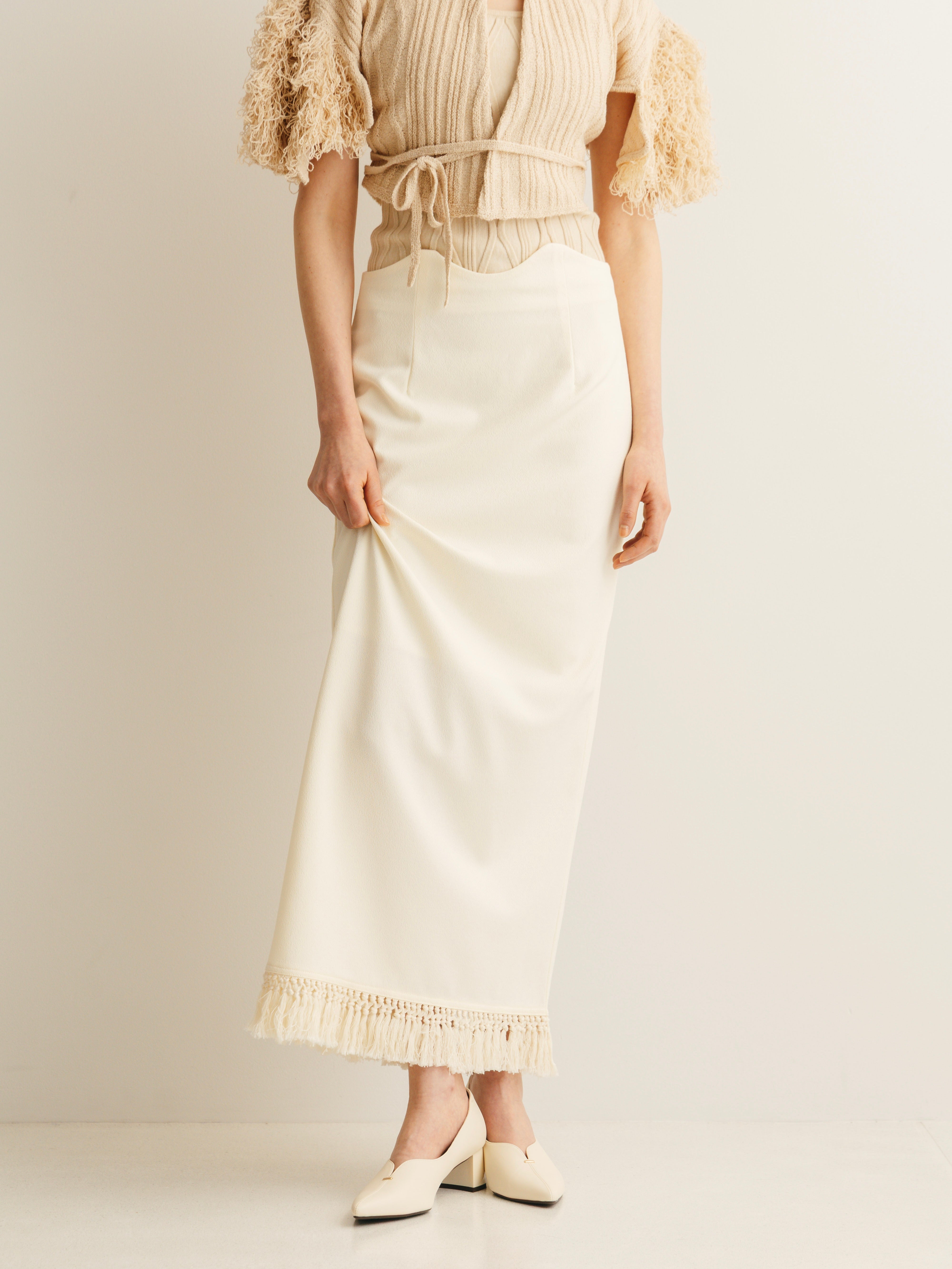 Fringe High Waist Skirt