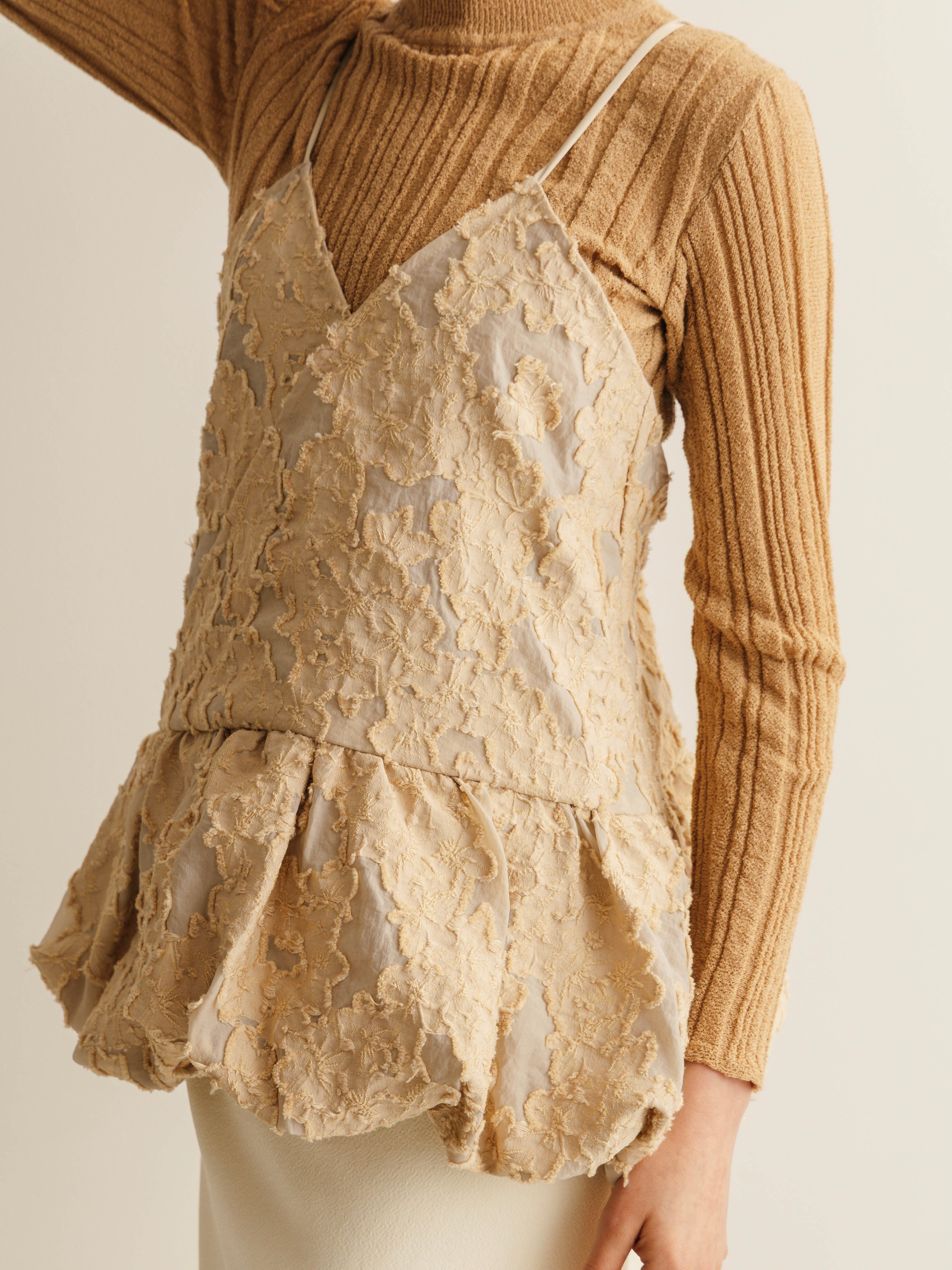 Flower Balloon Cami Top