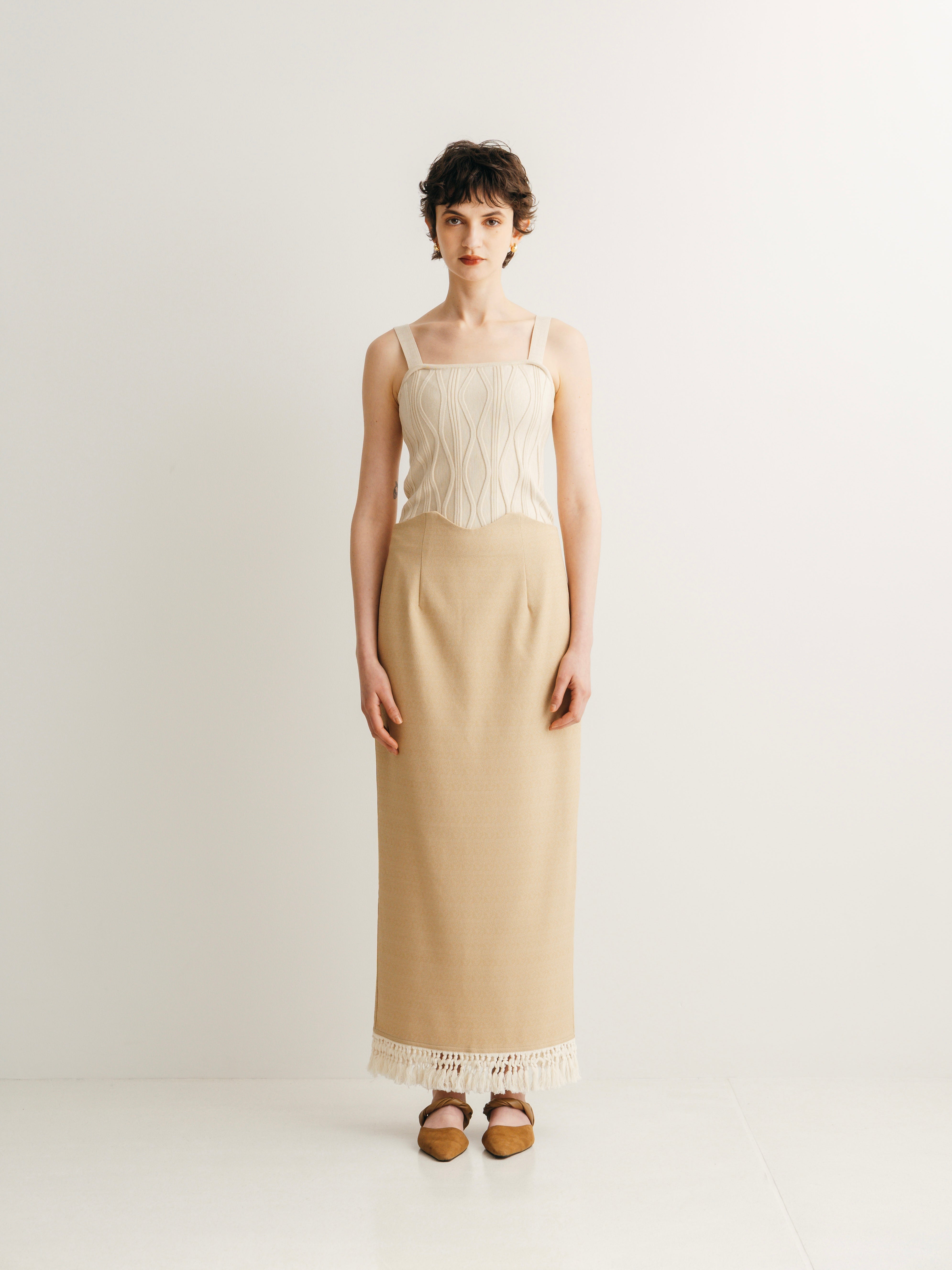 Fringe High Waist Skirt