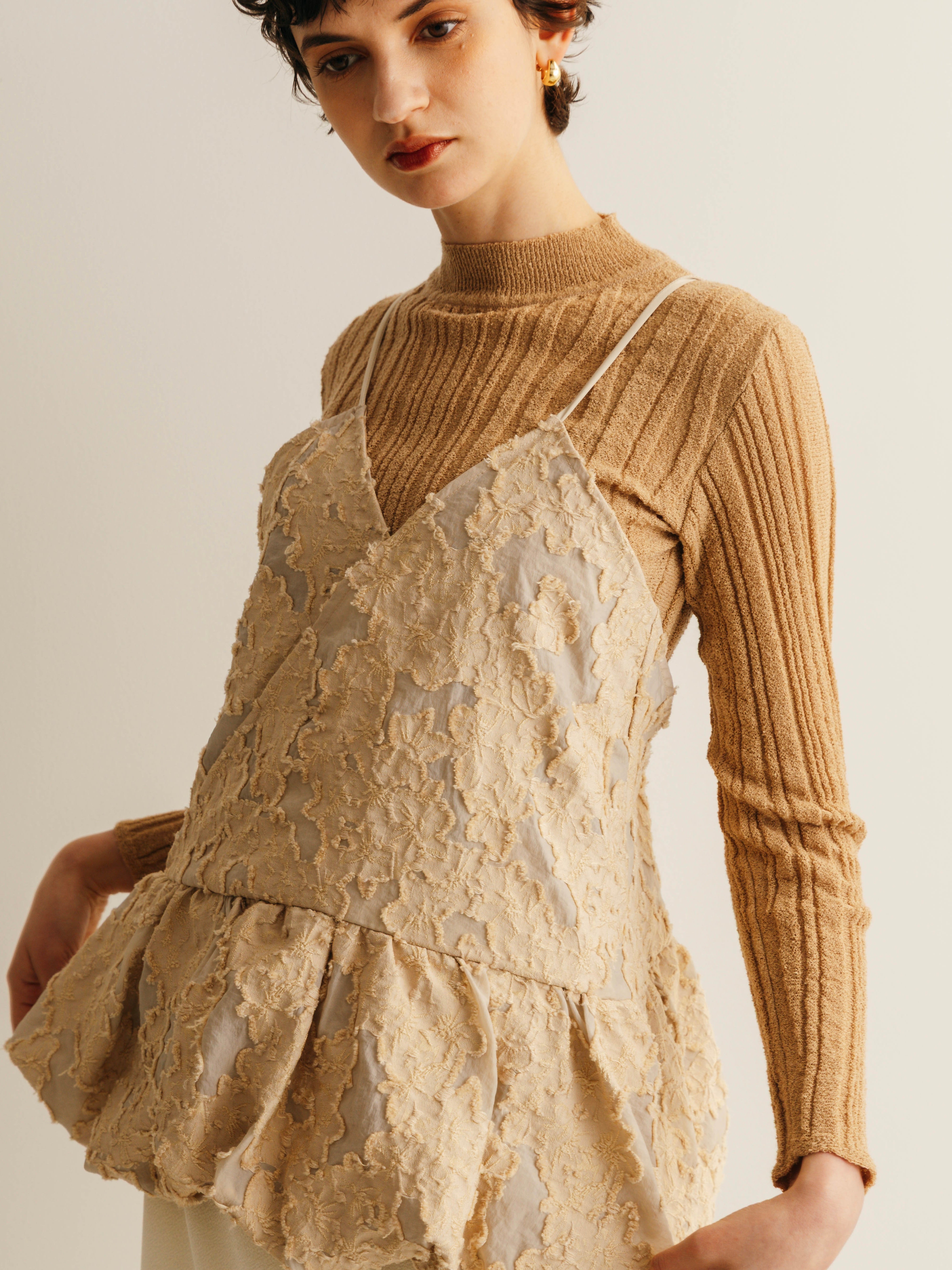 Flower Balloon Cami Top