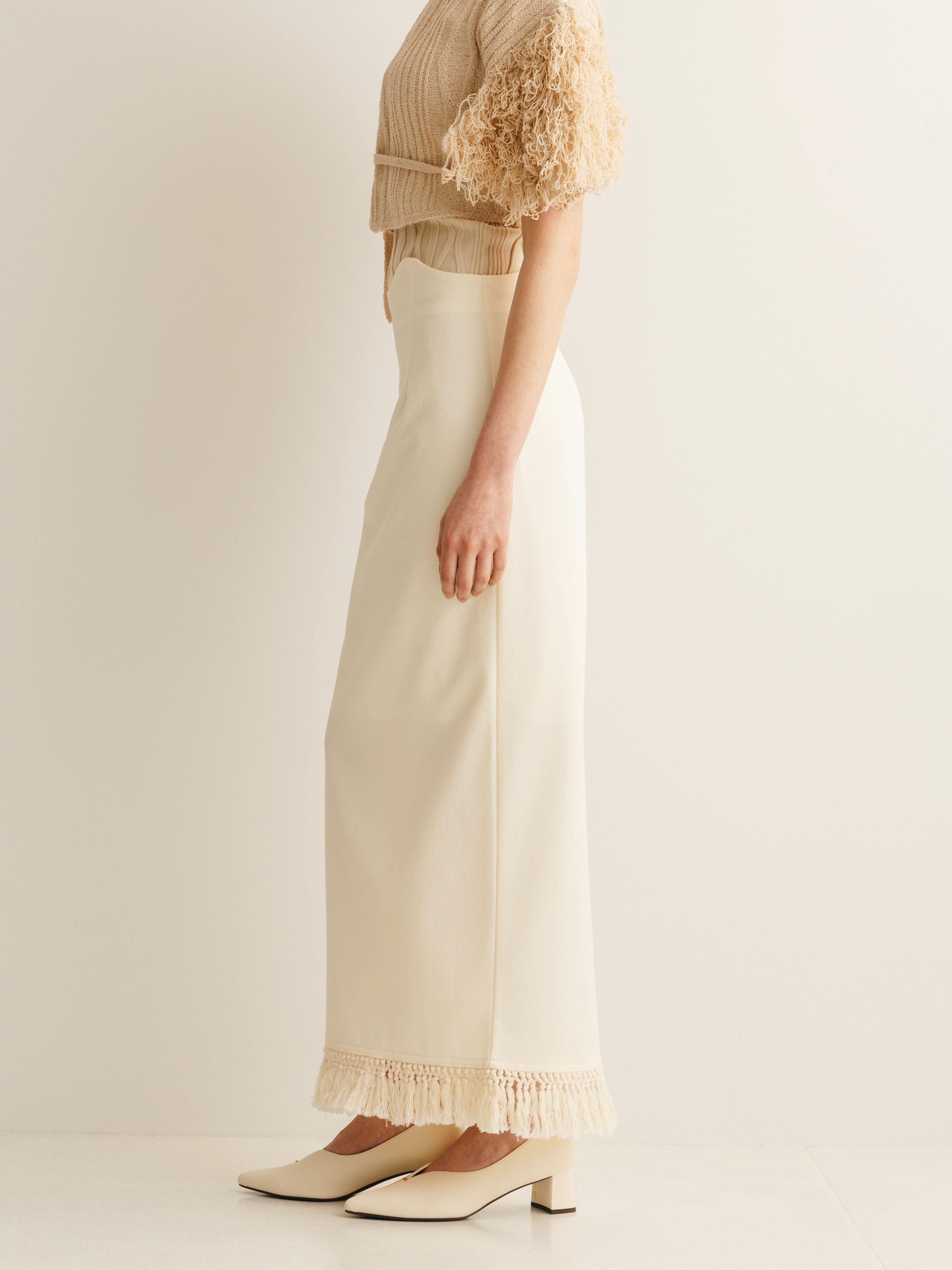 Fringe High Waist Skirt