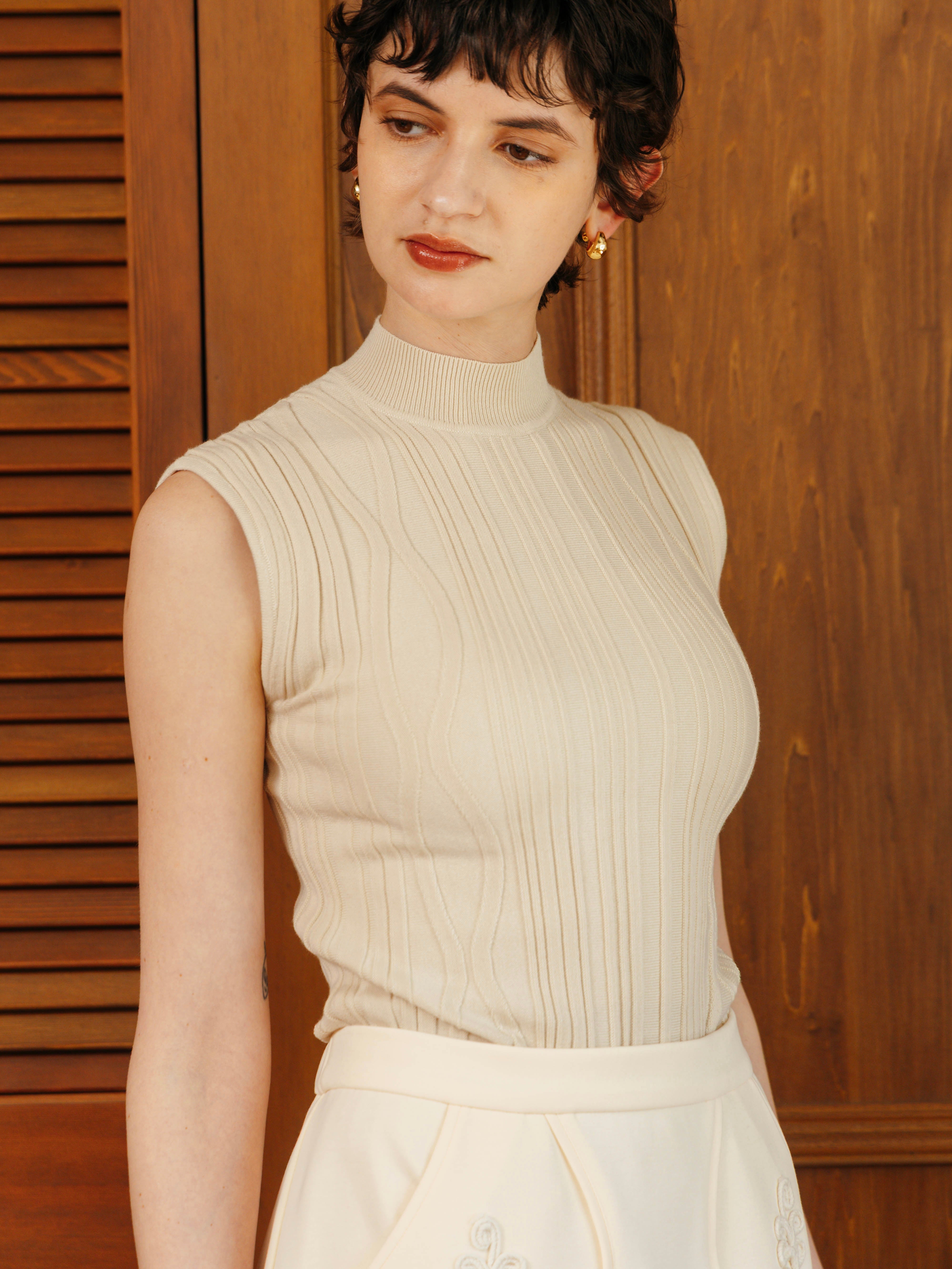 Nuance Knit Tank-Top