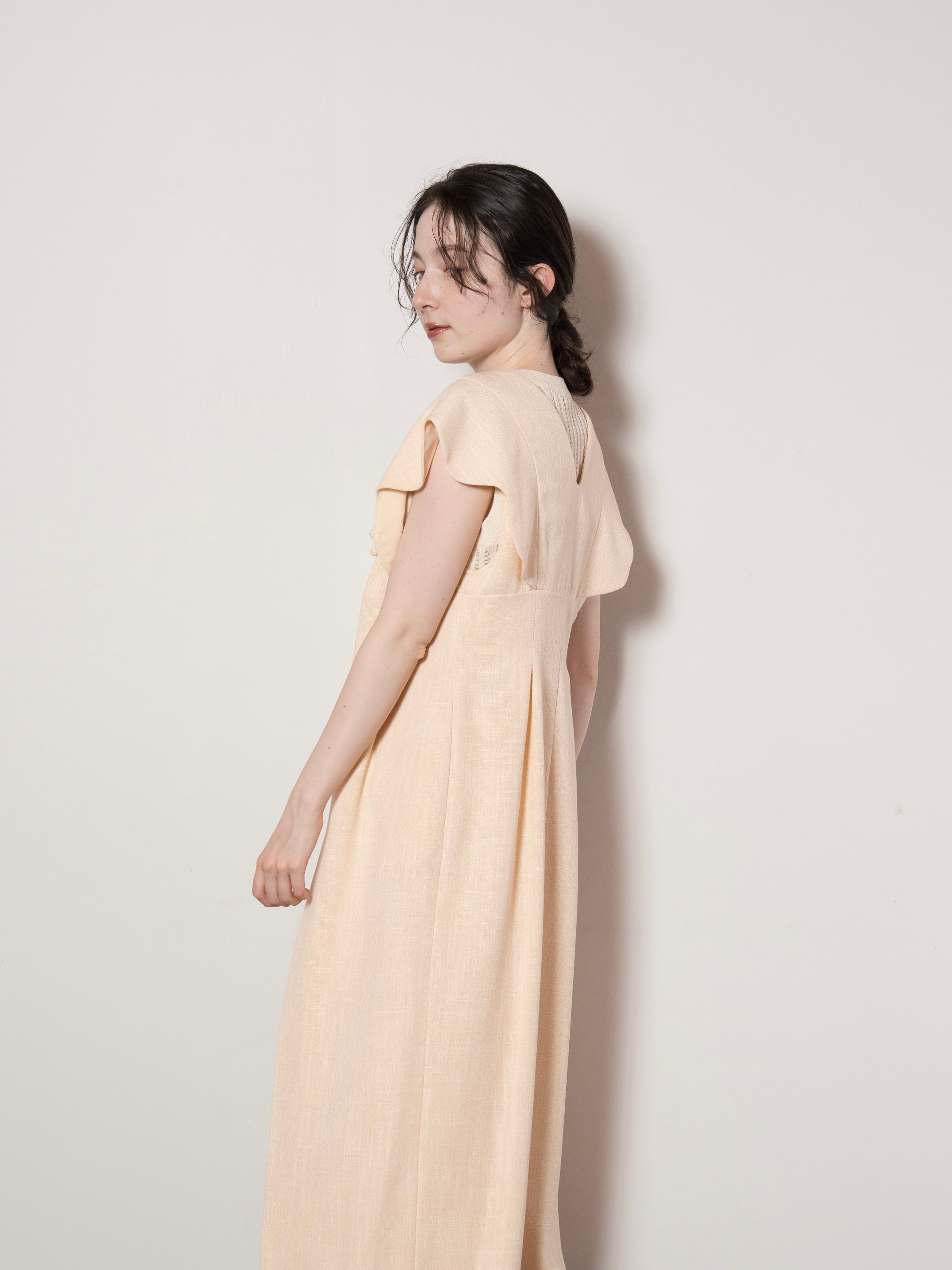 nuance collar gilet / beige