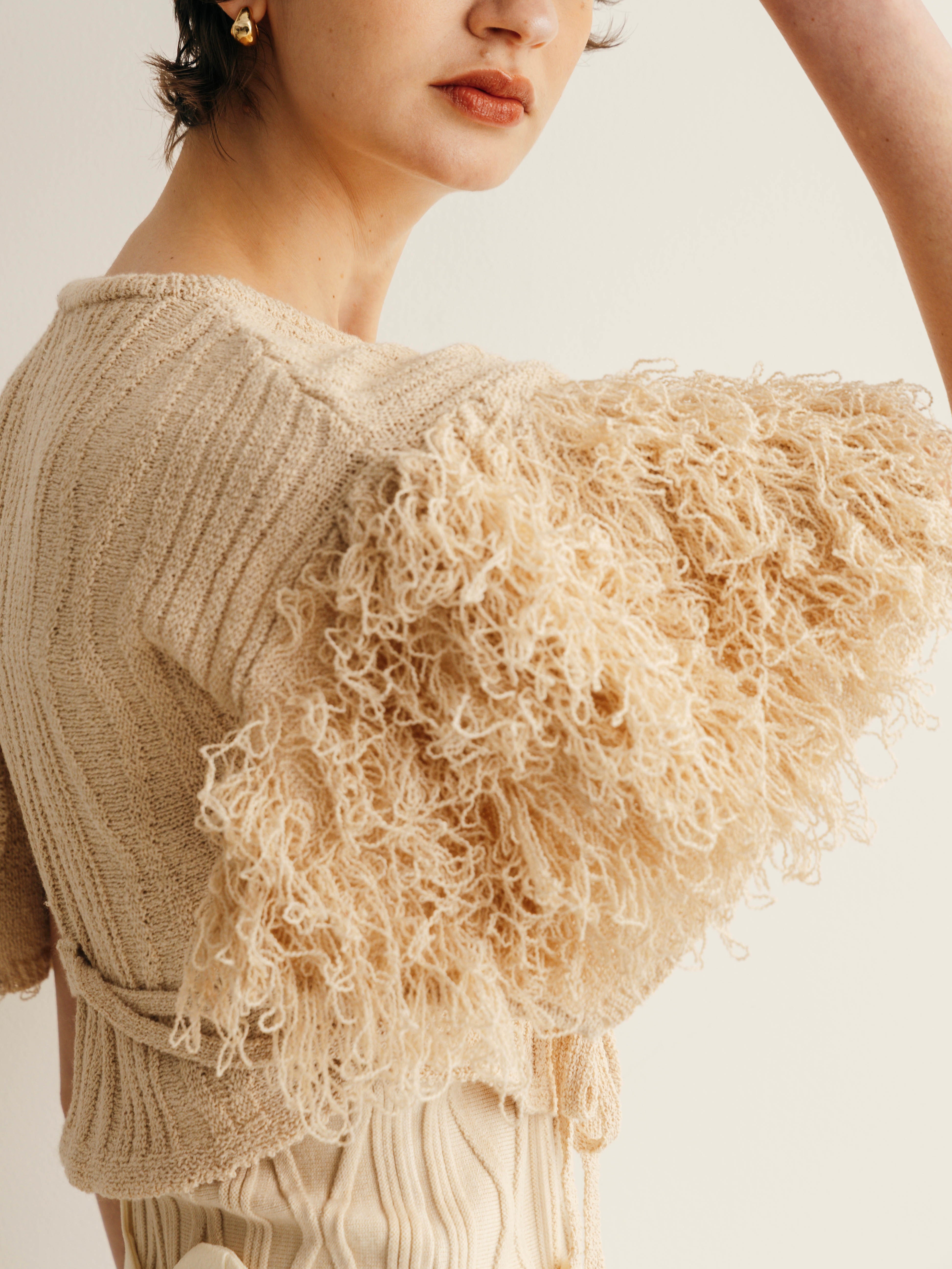 2-Way Wrap Knit Cardigan