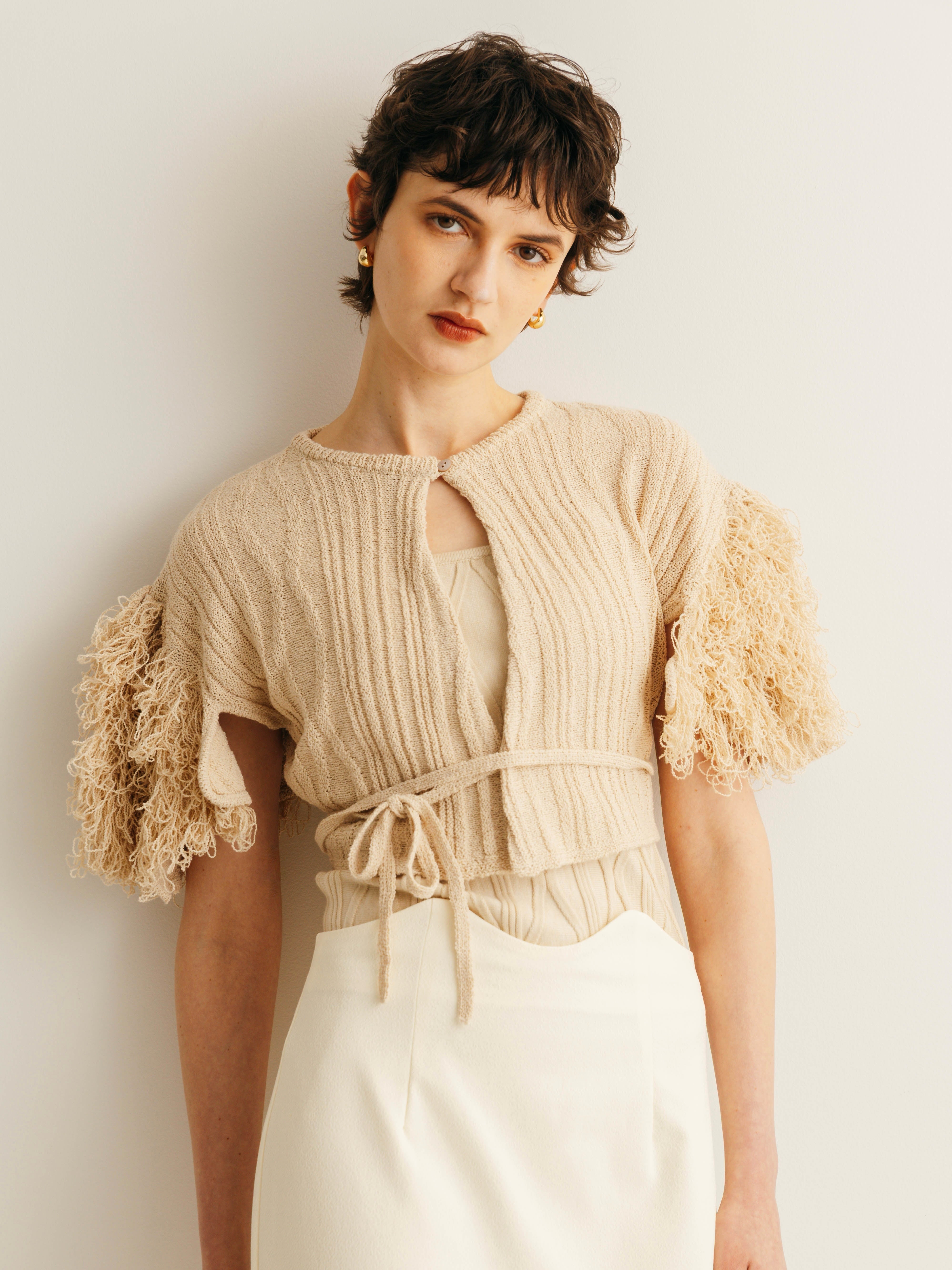 2-Way Wrap Knit Cardigan