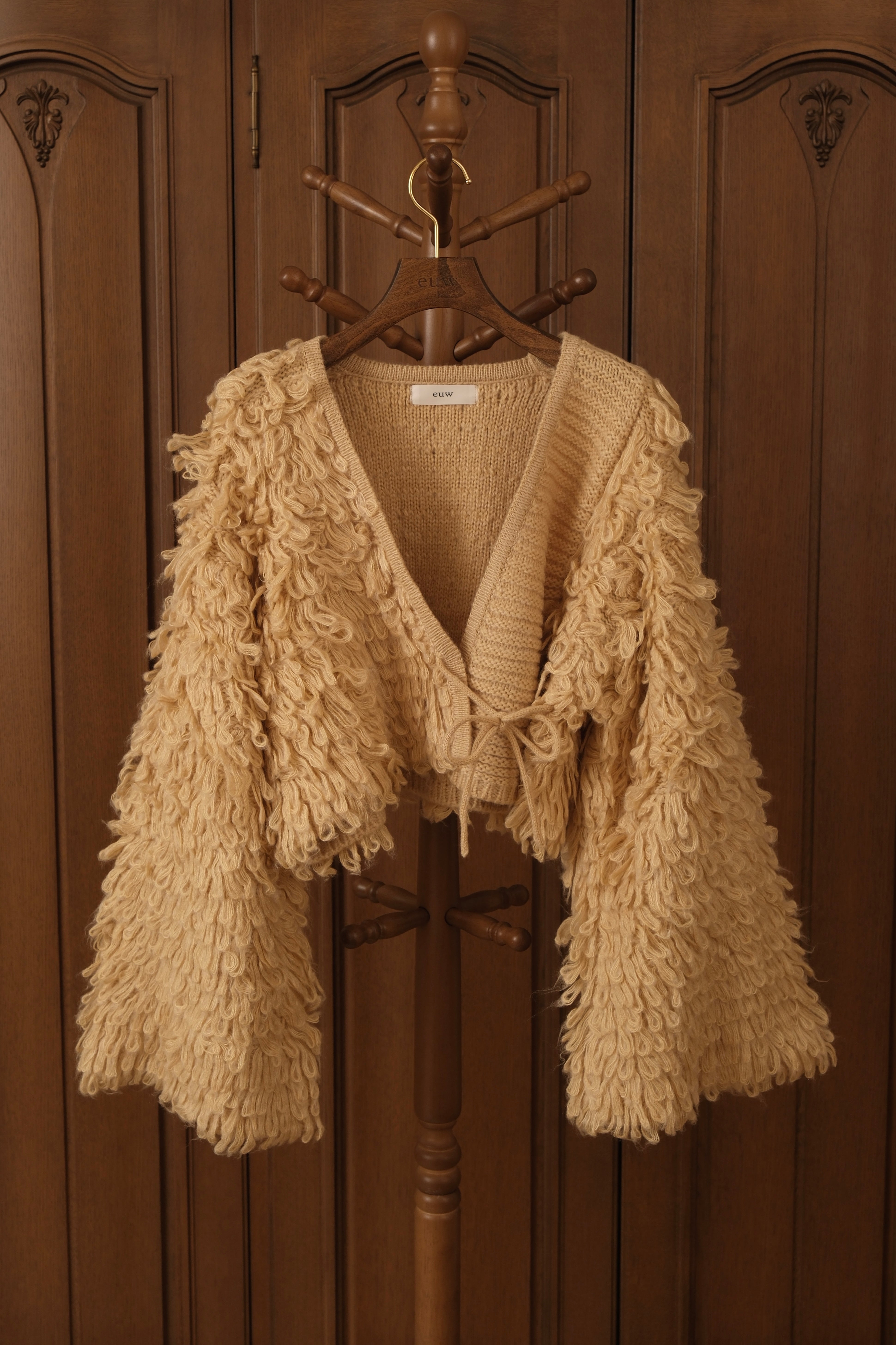 loop knit cardigan